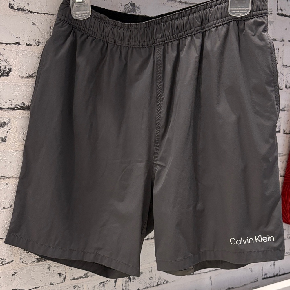 Calvin Klein Gray Men Swim Hybrids